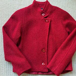 Red Boucle Jacket